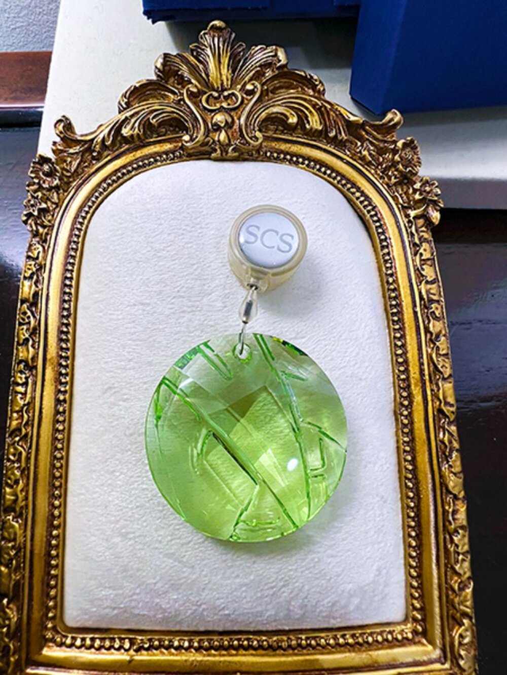 Swarovski SCS Green Crystal Society Bamboo Ornament / Suncatcher #905542 | NIB